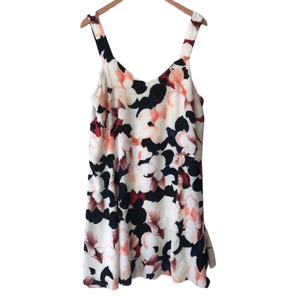 1. State Dresses & Skirts - 1. State Pink and White Sleeveless Sundress